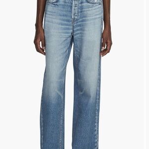 rag & bone Miramar wide leg cotton terry sweat pant jeans